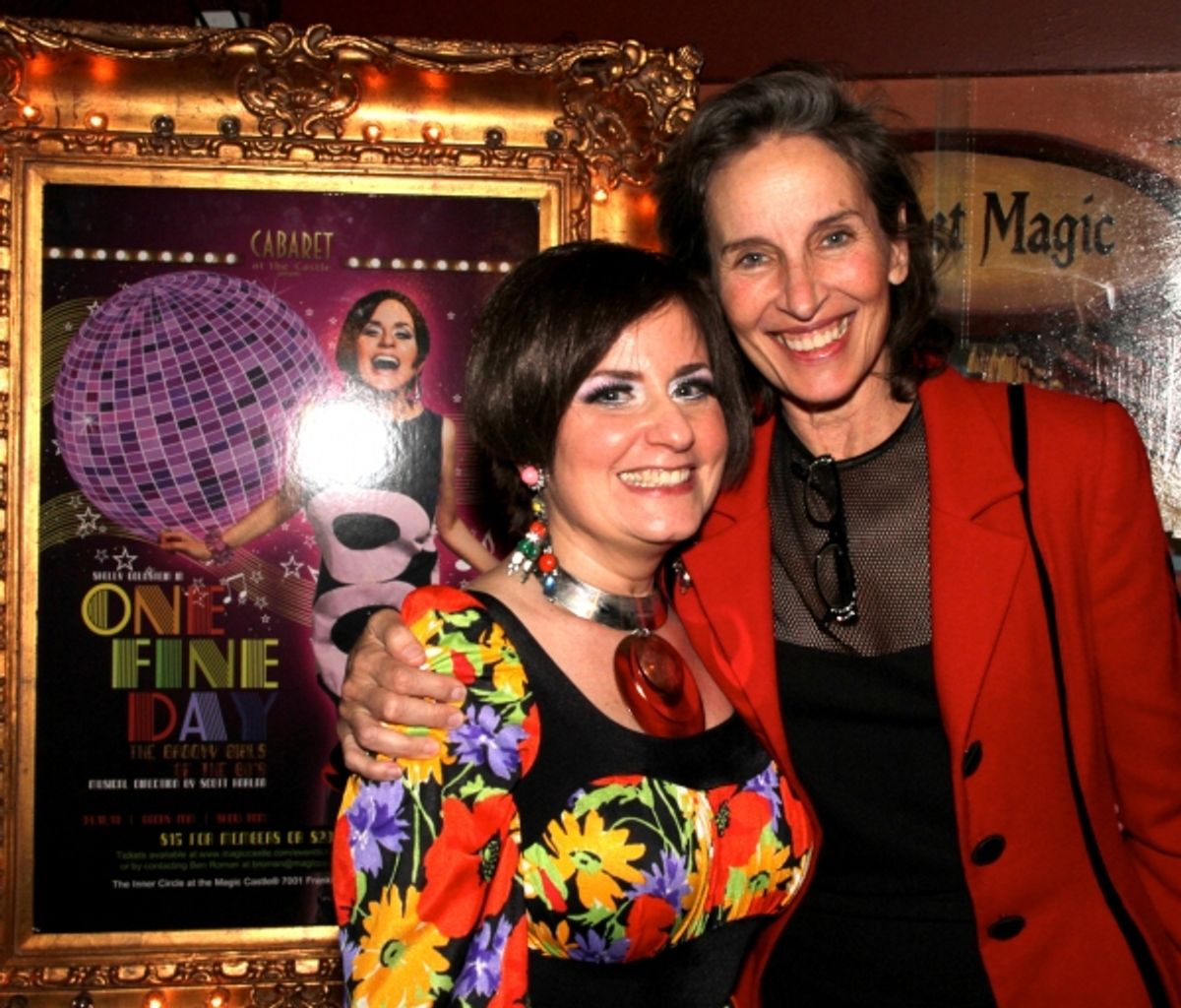 Shelly Goldstein and Andrea Marcovicci at 