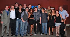 Cast members pose with Choreographer Dana Solimando Photo