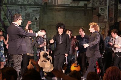 Michael Mayer, Billie Joe Armstrong, Tre Cool and Mike Dirnt Photo