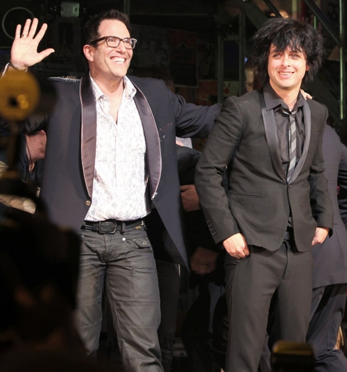 Michael Mayer and Billie Joe Armstrong at 