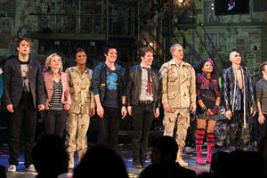 Theo Stockman, Mary Faber, Christina Sajous, Michael Esper, John Gallagher Jr., Stark Sands, Rebecca Naomi Jones and Tony Vincent @ BroadwayWorld Theo Stockman, Mary Faber, Christina Sajous, Michael Esper, John Gallagher Jr., Stark Photo