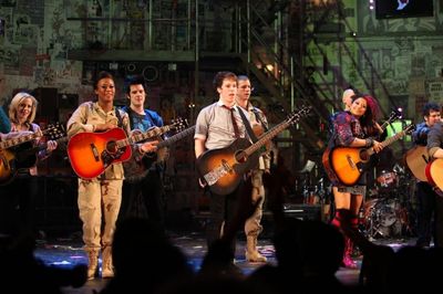 Mary Faber, Christina Sajous, Michael Esper, John Gallagher Jr., Stark Sands, Rebecca Photo