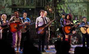 Mary Faber, Christina Sajous, Michael Esper, John Gallagher Jr., Stark Sands, Rebecca Photo