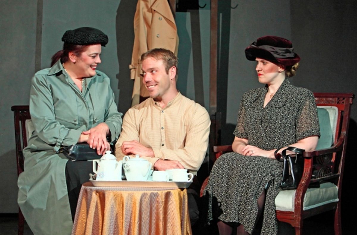 Beth Bonnabeau, James Hipp, and Stacy-Lee Erickson at 