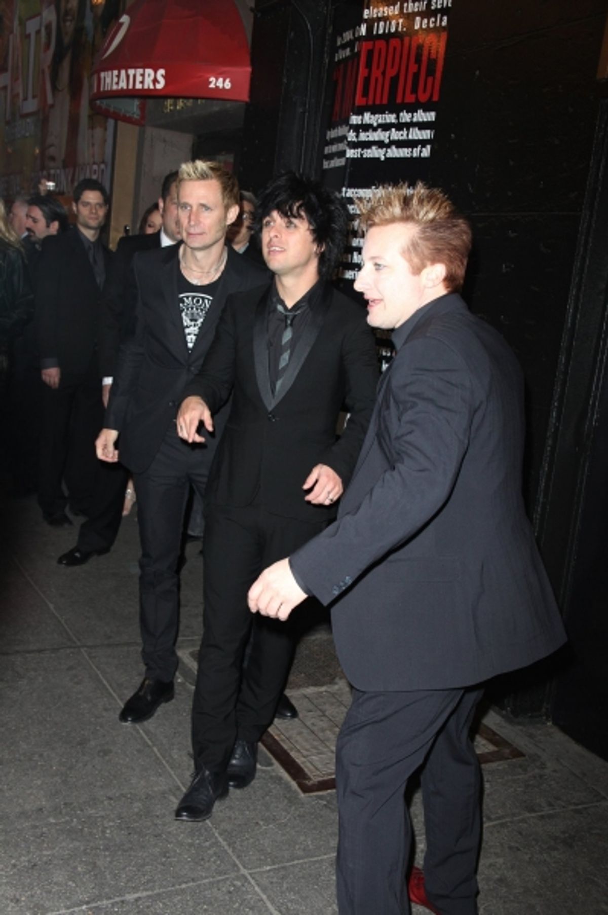 Mike Dirnt, Billie Joe Armstrong, Tre Cool of Green Day at 