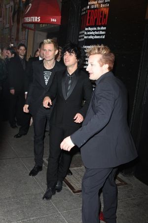 Mike Dirnt, Billie Joe Armstrong, Tre Cool of Green Day Photo