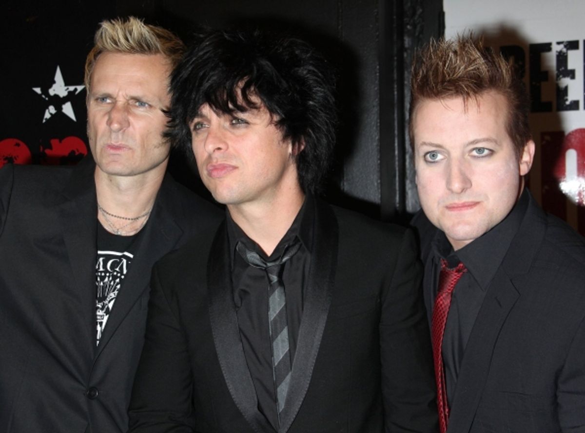 Mike Dirnt, Billie Joe Armstrong, Tre Cool of Green Day at 