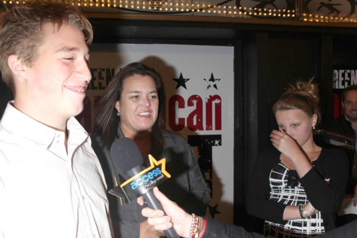 Parker O'Donnell, Chelsea O'Donnell, Rosie O'Donnell at 