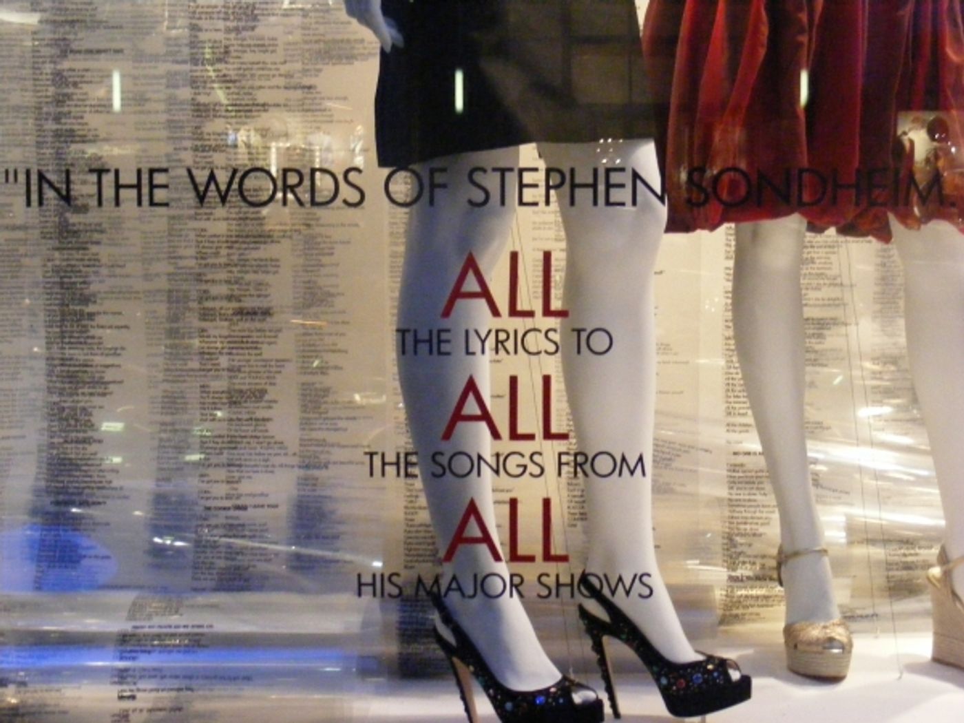 Photo Coverage: Bergdorf Goodman Honors Sondheim with Window Displays  Image