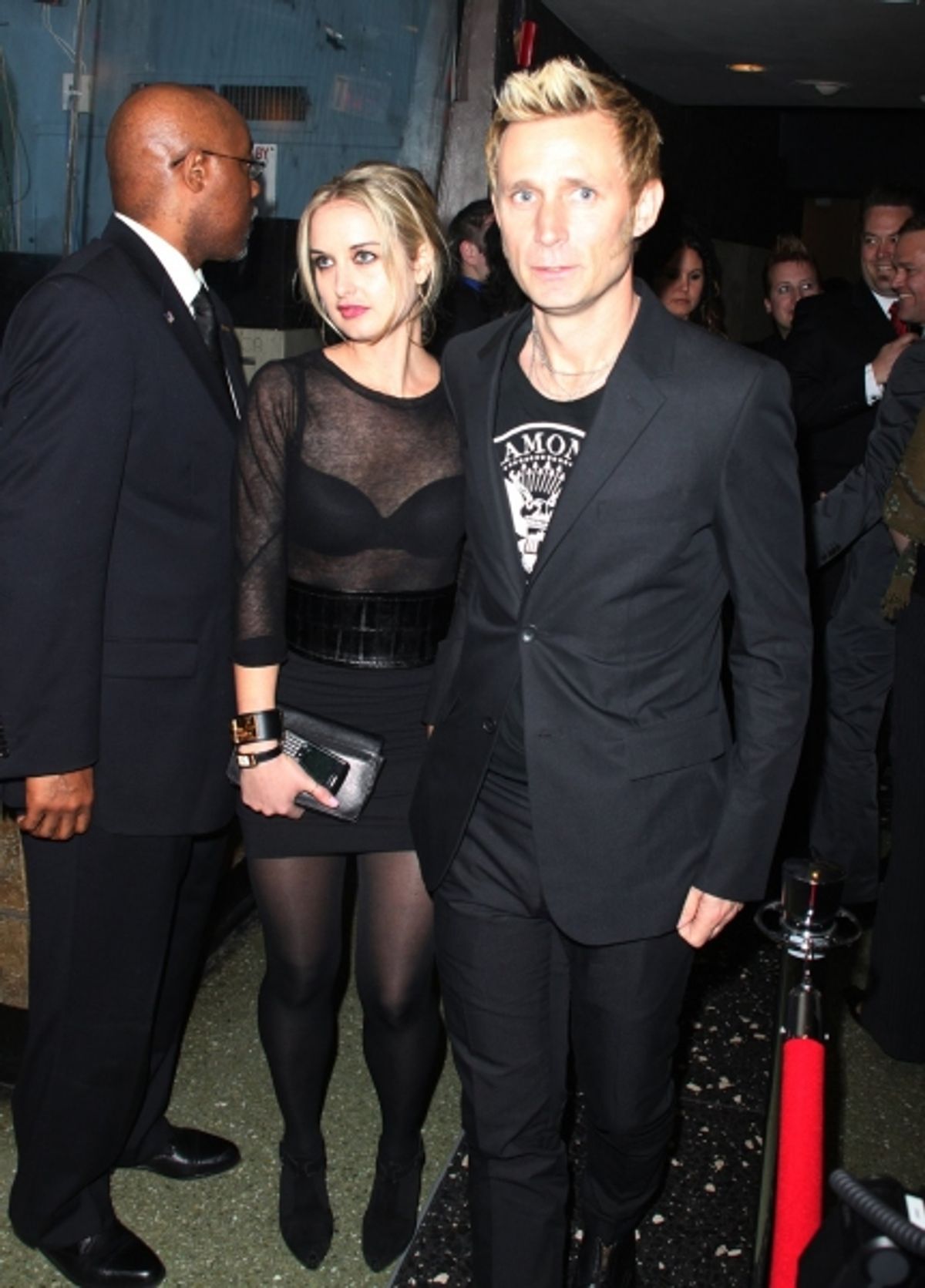Mike Dirnt and Brittney Cade at 