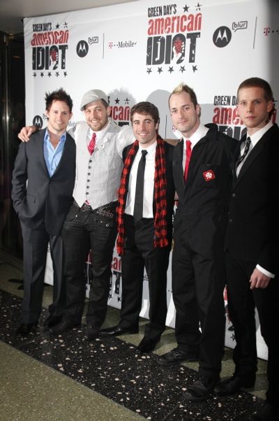 Andrew Call, Ben Thompson, Omar Lopez-Cepero, Declan Bennett, and Stark Sands Photo