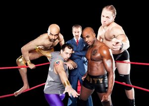 Usman Ally, Desmin Borges, Michael T. Weiss, Terence Archie, Christian Litke Photo