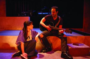 Michael Philip O'Brien as Ian and Alex Keiper as Monica Photo