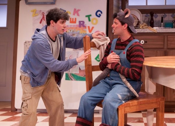Ã¢â‚¬â€œ David Raphaely as Boy and Steve Pacek as Mouse  Photo