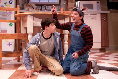 Ã¢â‚¬â€œ David Raphaely as Boy and Steve Pacek as Mouse  Photo