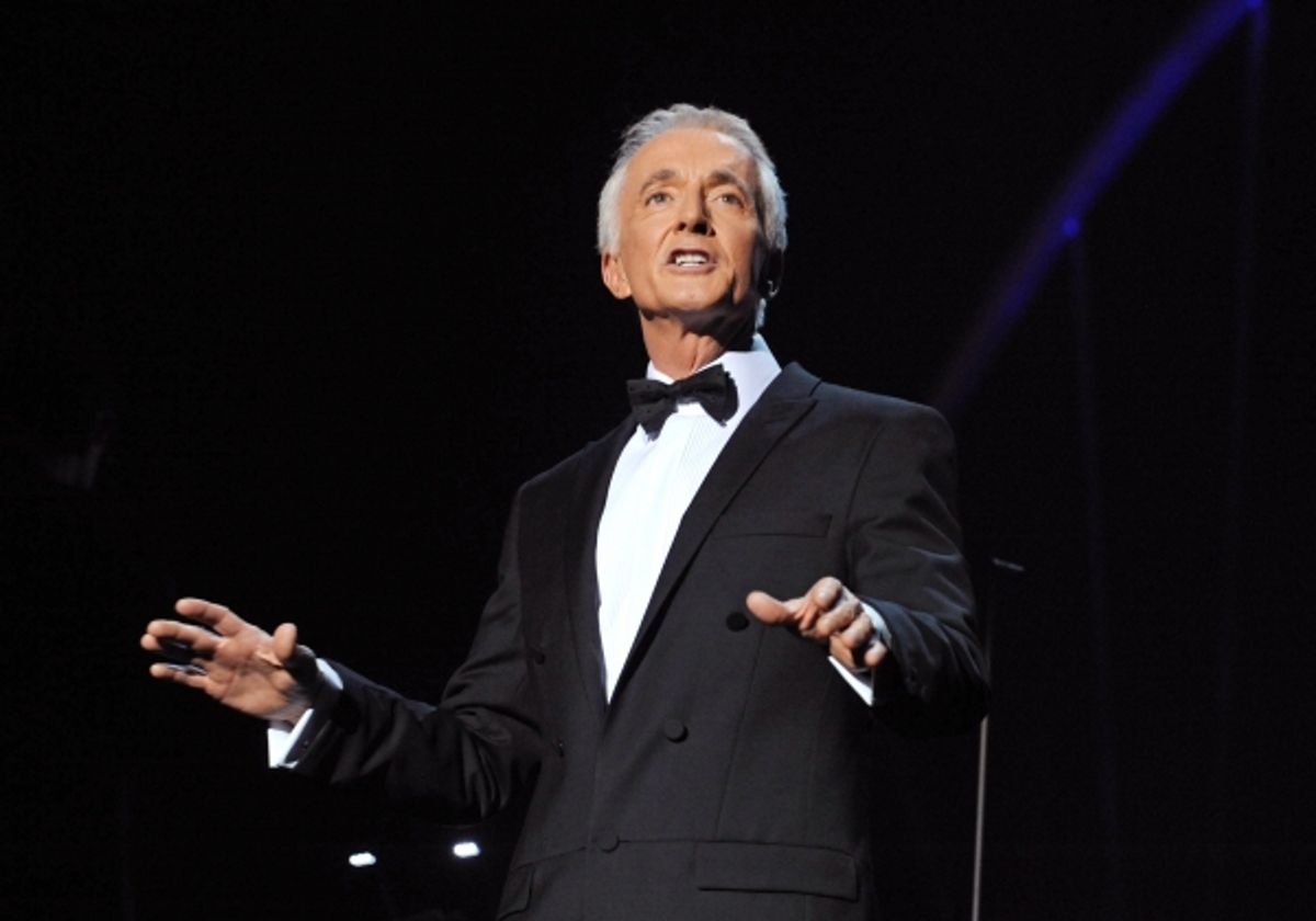 Star Wars In Concert Anthony Daniels narrates a portion of the story from the films onstage 
 at 