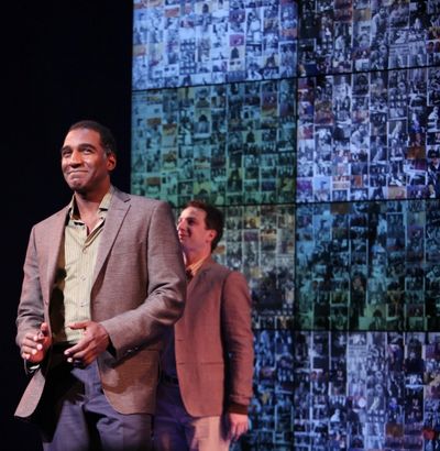 Norm Lewis and Euan Morton Photo