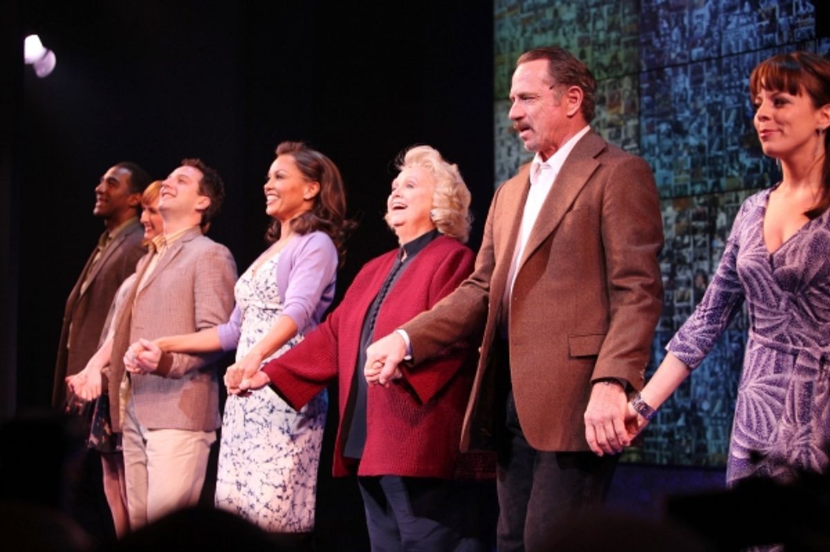 Norm Lewis, Erin Mackey, Euan Morton, Vanessa Williams, Barbara Cook, Tom Wopat and Leslie Kritzer at 