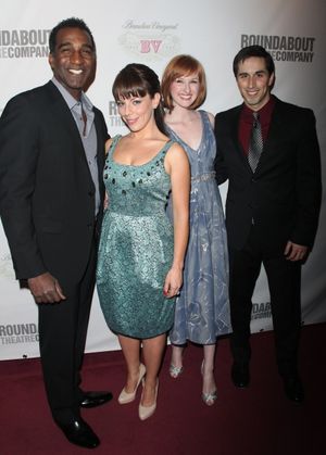 Norm Lewis, Leslie Kritzer, Erin Mackey and Matthew Scott Photo
