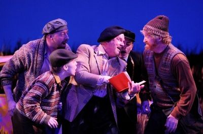 Lynn Robert Berg as Snout, actor Erin Childs as Snug, actor Dudley Swetland as Quince Photo