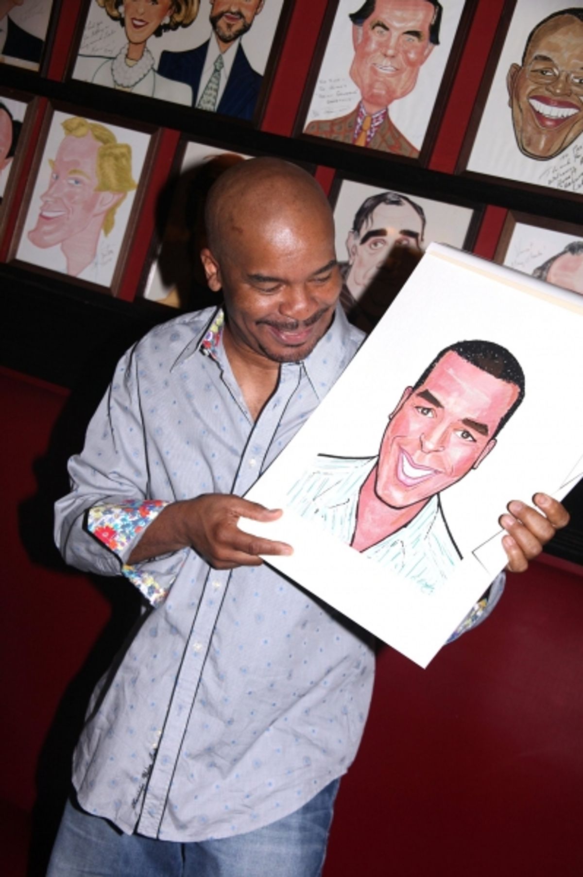 David Alan Grier with Portrait at 