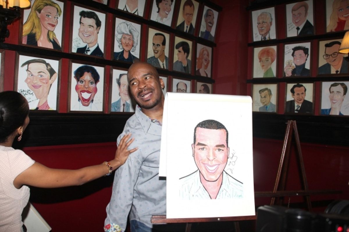 David Alan Grier with Portrait at 
