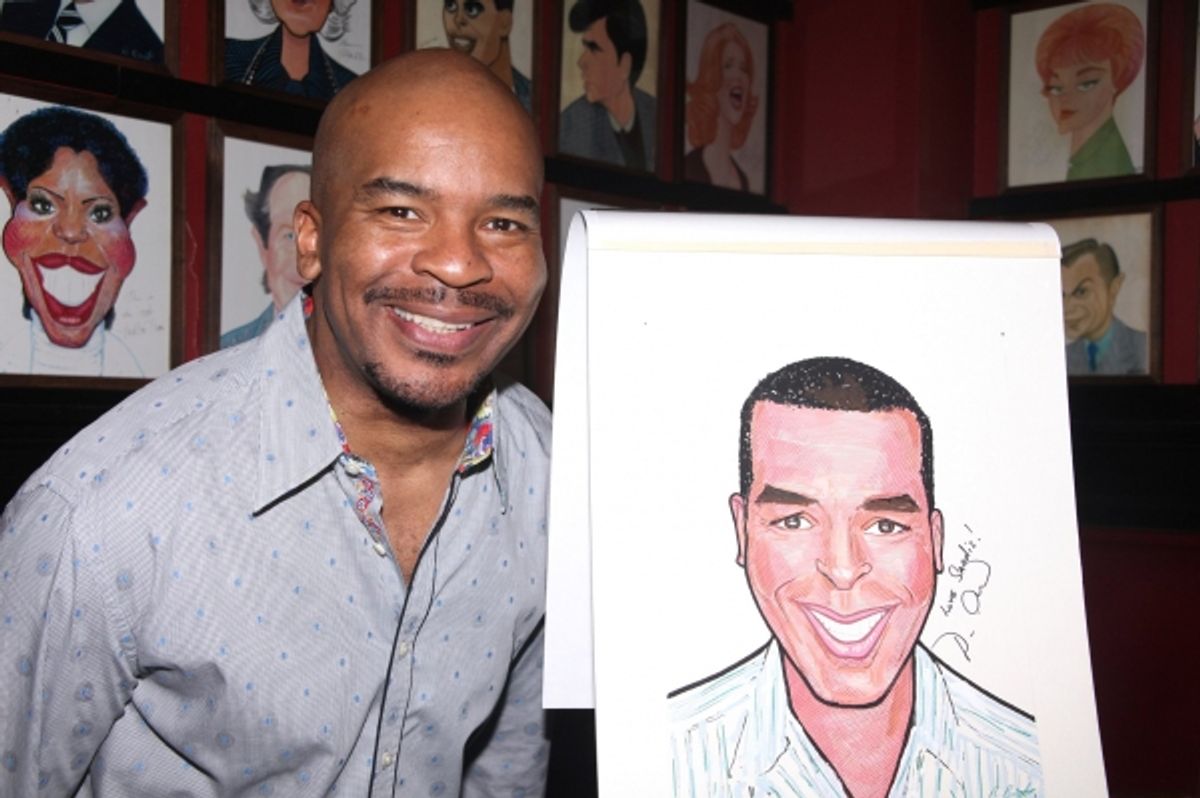 David Alan Grier with Portrait at 