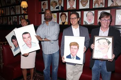 Kerry Washington, David Alan Grier, James Spader and Richard Thomas with Portraits Photo