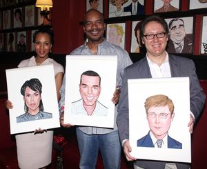 Kerry Washington, David Alan Grier and James Spader with Portraits Photo