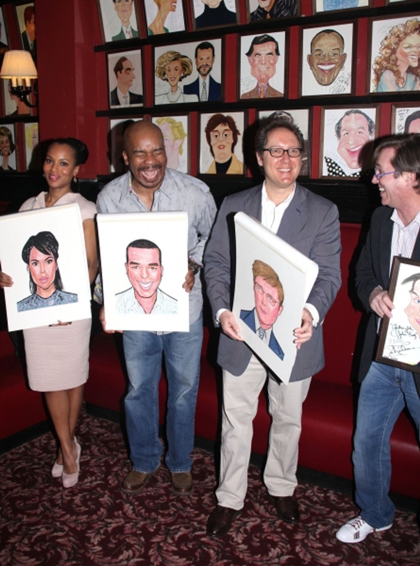 Photo Coverage: RACE Stars Receive Sardi's Portraits Photo Coverage: RACE Stars Receive Sardi's Portraits Image