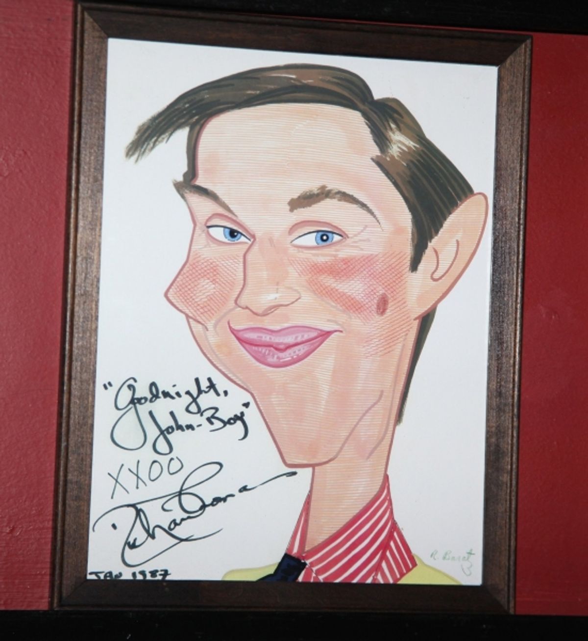 Sardi's Portrait of Richard Thomas at 