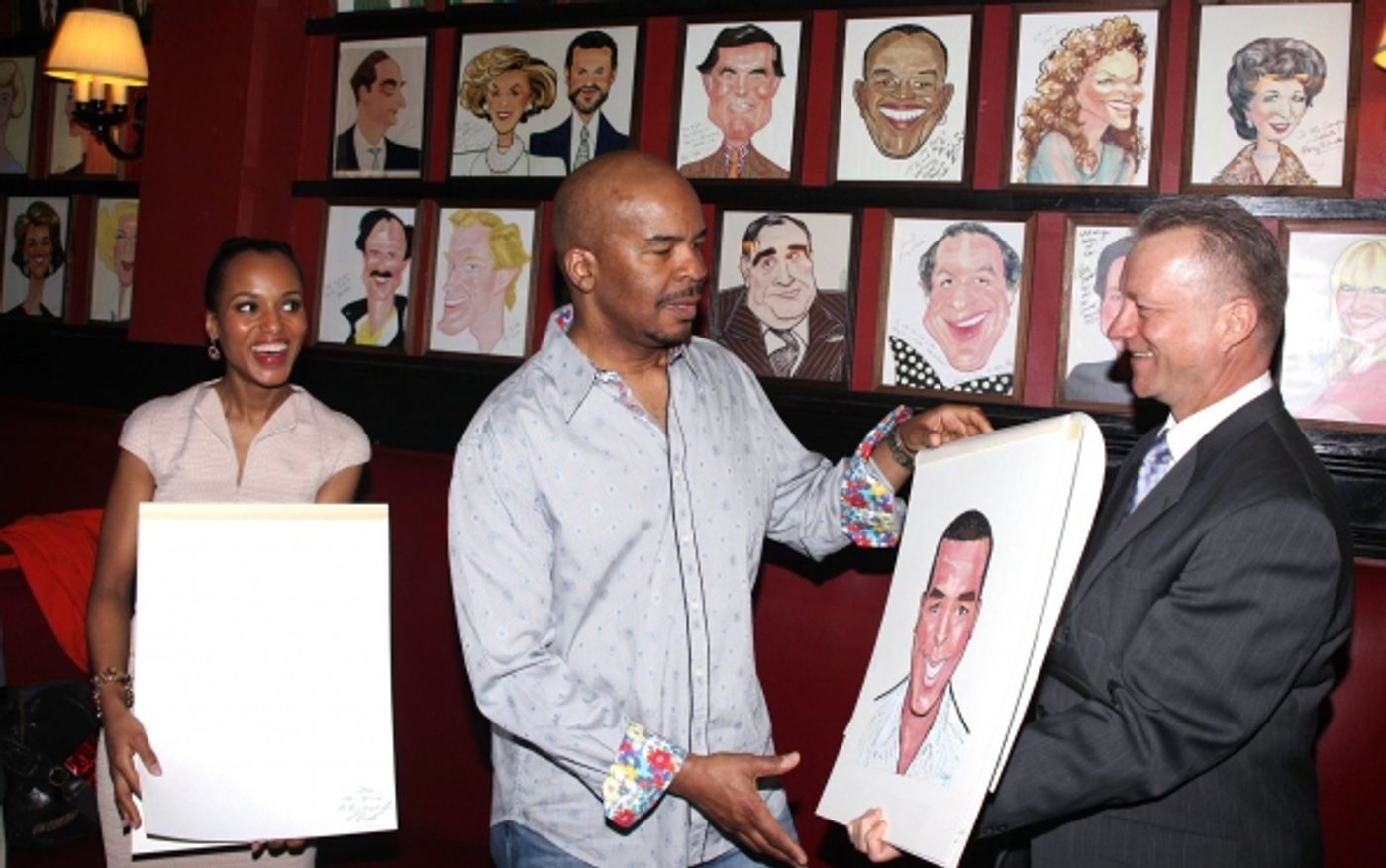 Photo Coverage: RACE Stars Receive Sardi's Portraits Photo Coverage: RACE Stars Receive Sardi's Portraits Image