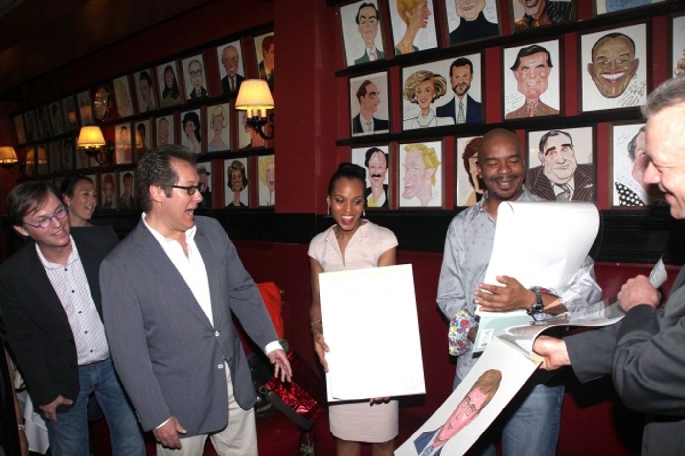 Photo Coverage: RACE Stars Receive Sardi's Portraits Photo Coverage: RACE Stars Receive Sardi's Portraits Image