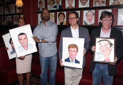 Kerry Washington, David Alan Grier and James Spader with Portraits Photo
