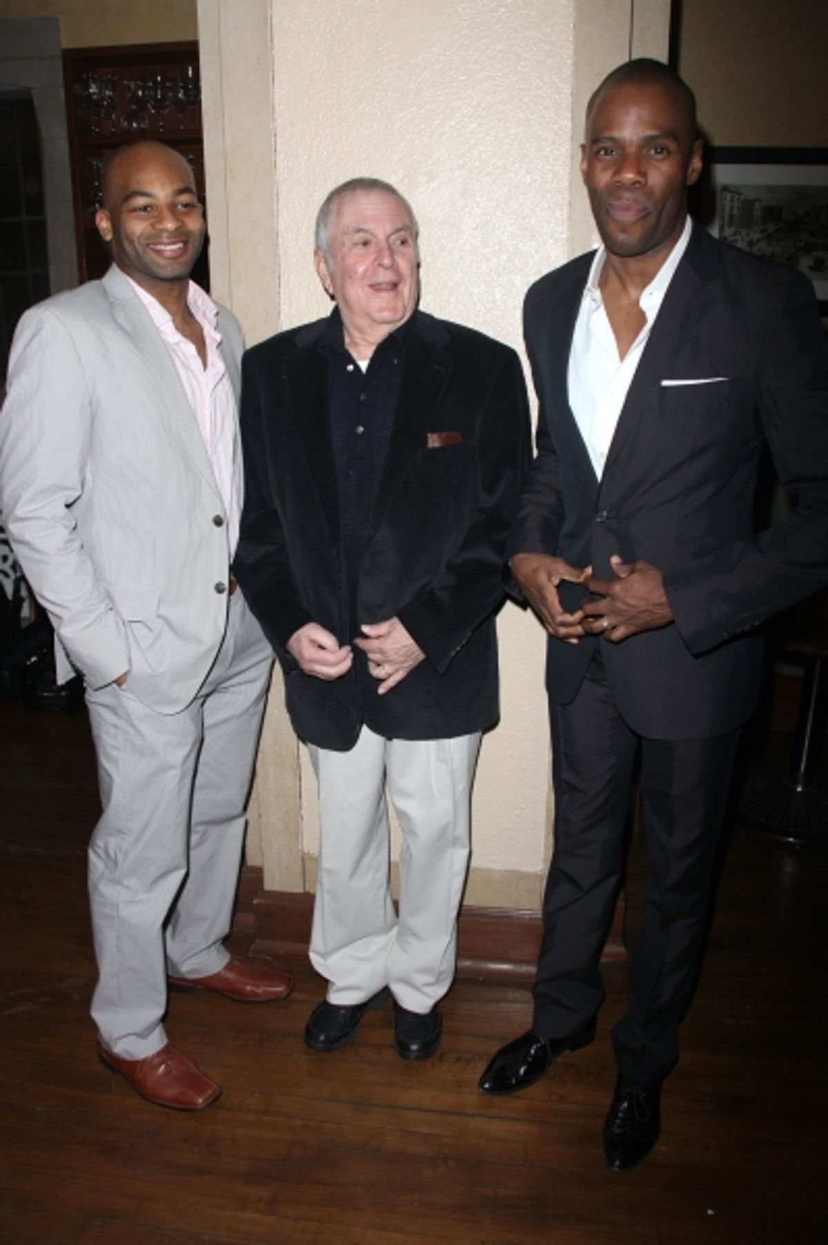 Brandon Victor Dixon, John Kander, & Coleman Domingo at 