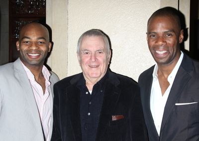 Brandon Victor Dixon, John Kander, & Coleman Domingo Photo