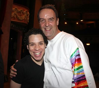 Dale Hensley (Gypsy Winner- La Cage) with Robin de Jesus Photo