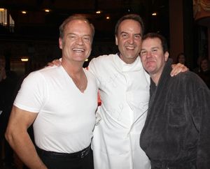 Kelsey Grammer, Dale Hensley (Gypsy Winner- La Cage) & Douglas Hodge Photo