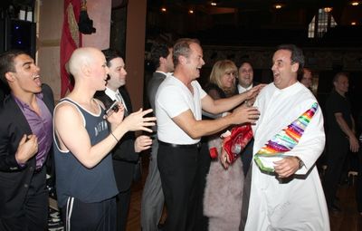 Dale Hensley (Gypsy Winner- La Cage) with Christophe Caballero, Jim Byk, Kelsey Gramm Photo