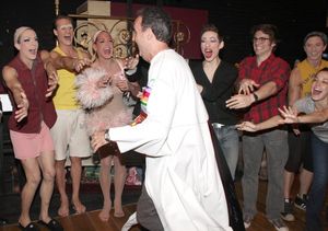 Dale Hensley (Gypsy Winner- La Cage) with ensemble cast including Veanne Cox, Sean Patrick Doyle & David Nathan Perlow, Nick Adams @ BroadwayWorld Dale Hensley (Gypsy Winner- La Cage) with ensemble cast including Veanne Cox, Sean Pa Photo