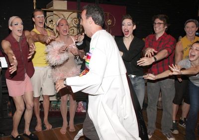 Dale Hensley (Gypsy Winner- La Cage) with ensemble cast including Veanne Cox, Sean Pa Photo