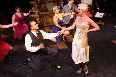 Jeffrey Pruett, Margeau Baeu Steinau, & the Cast of The Wild Party Photo