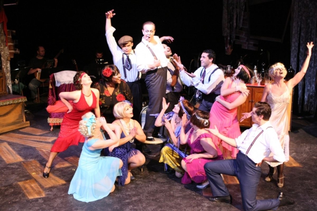 Jeffrey Pruett and the Cast of The Wild Party at 