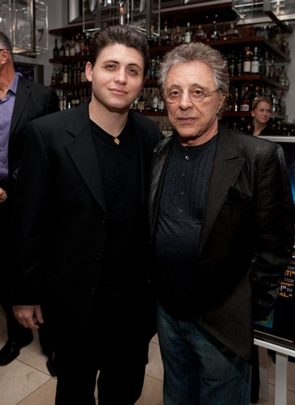 Frankie Valli Jr. and Frankie Valli Sr. 
 Photo