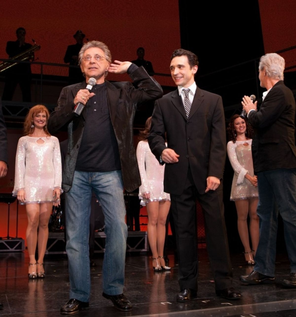 Frankie Valli, Bob Gaudio and Kevin Gore
 at 