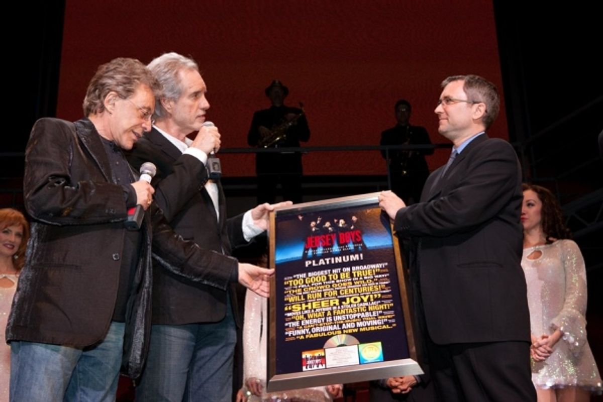 Frankie Valli, Bob Gaudio and Kevin Gore
 at 