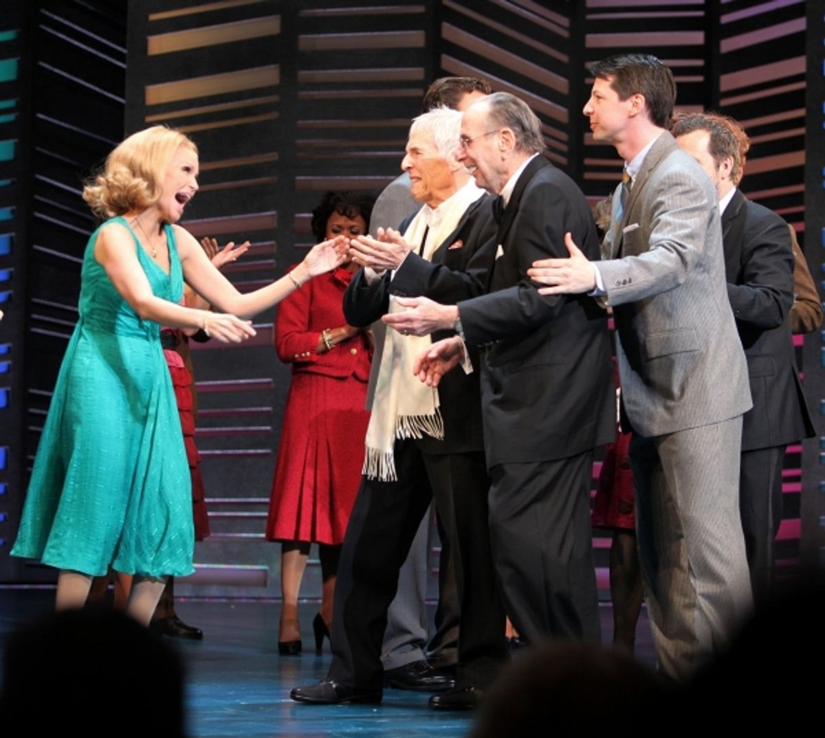 Kristin Chenoweth with some adoring fans... 
 at 