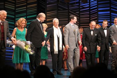 Dick Latessa, Kristin Chenoweth, Neil Simon, Burt Bacharach, Sean Hayes, Hal David, R Photo
