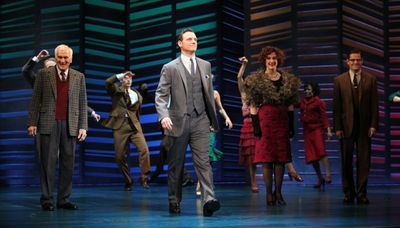 Dick Latessa, Tony Goldwyn, Katie Finneran, Sean Martin Hingston Photo