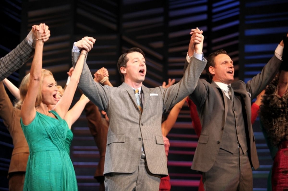 Kristin Chenoweth, Sean Hayes and Tony Goldwyn at 